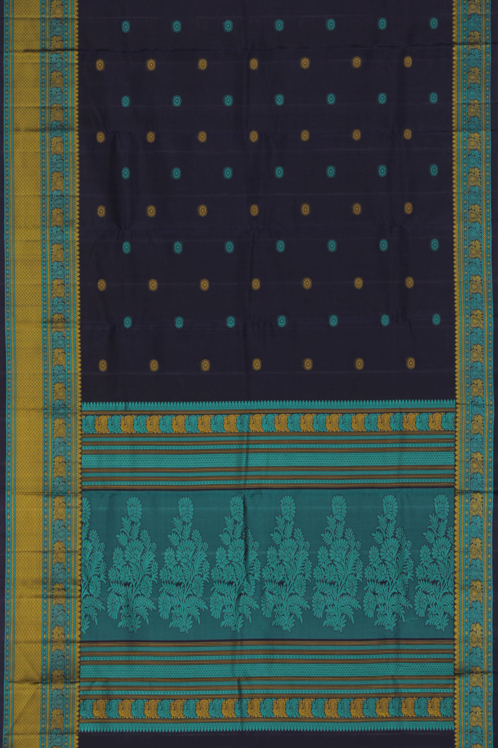 Image of Classy Navy Blue Saree